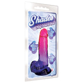Shades 8 Inch Jelly TPR Dong Plum 20.3 cm DONGS